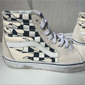 Vans Sk8-Hi clCheckerboard Flame